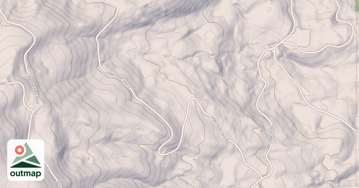 Map of LOGAN SPUR A
