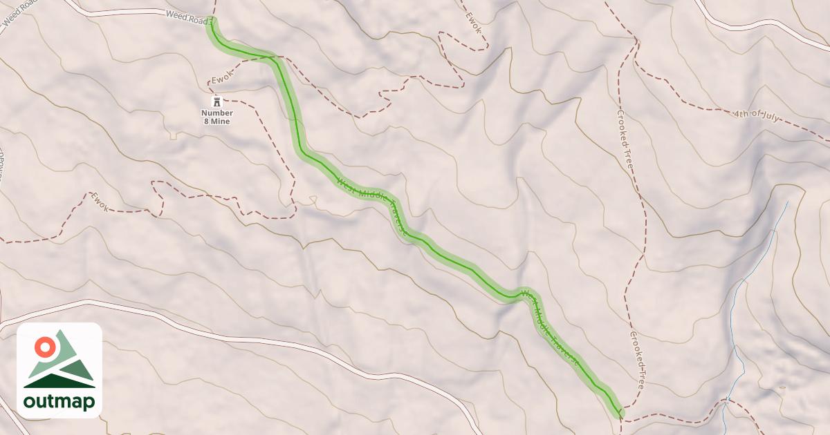 Map of West Middle Traverse
