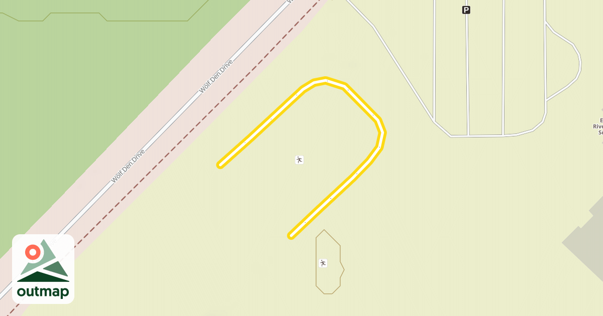 Map of Eagle River High School Loop