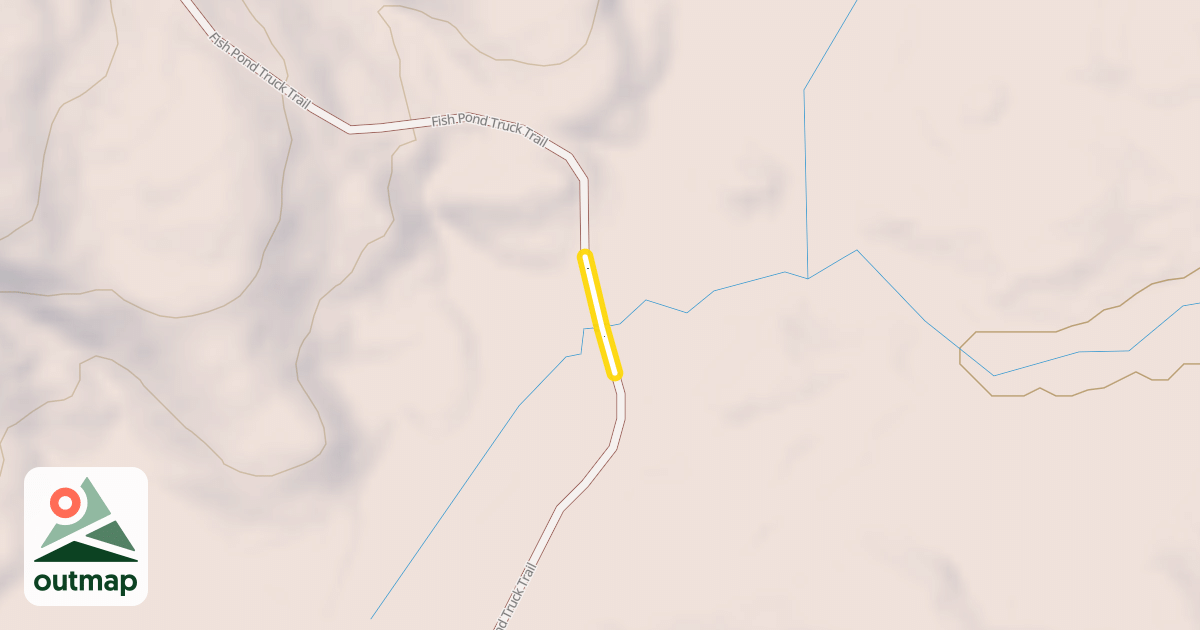 Map of Fish Pond Truck Trail