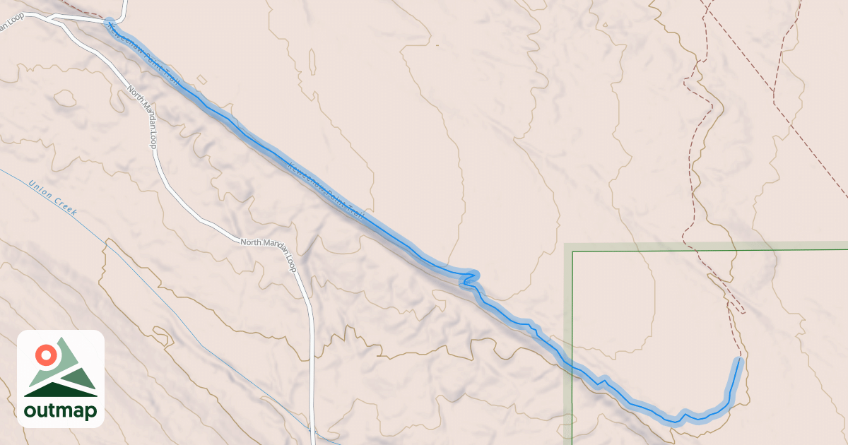 Map of Keweenaw Point Trail