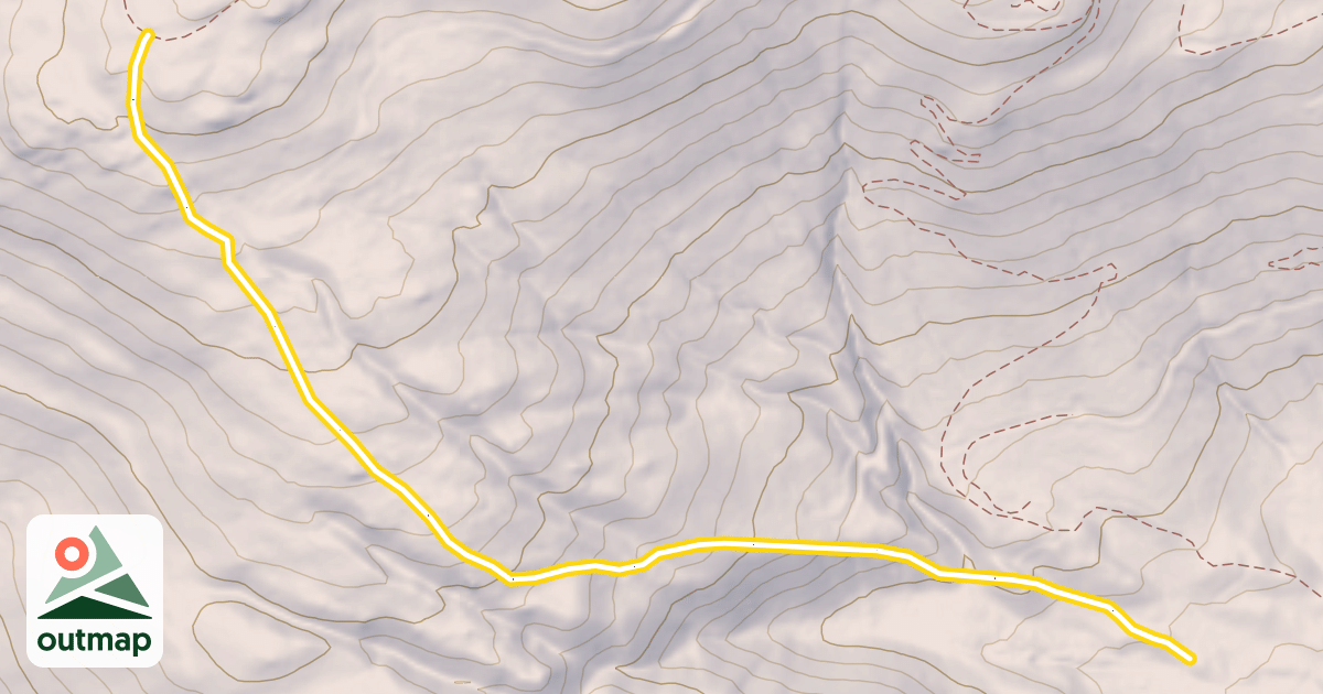 Map of Telemark Trail