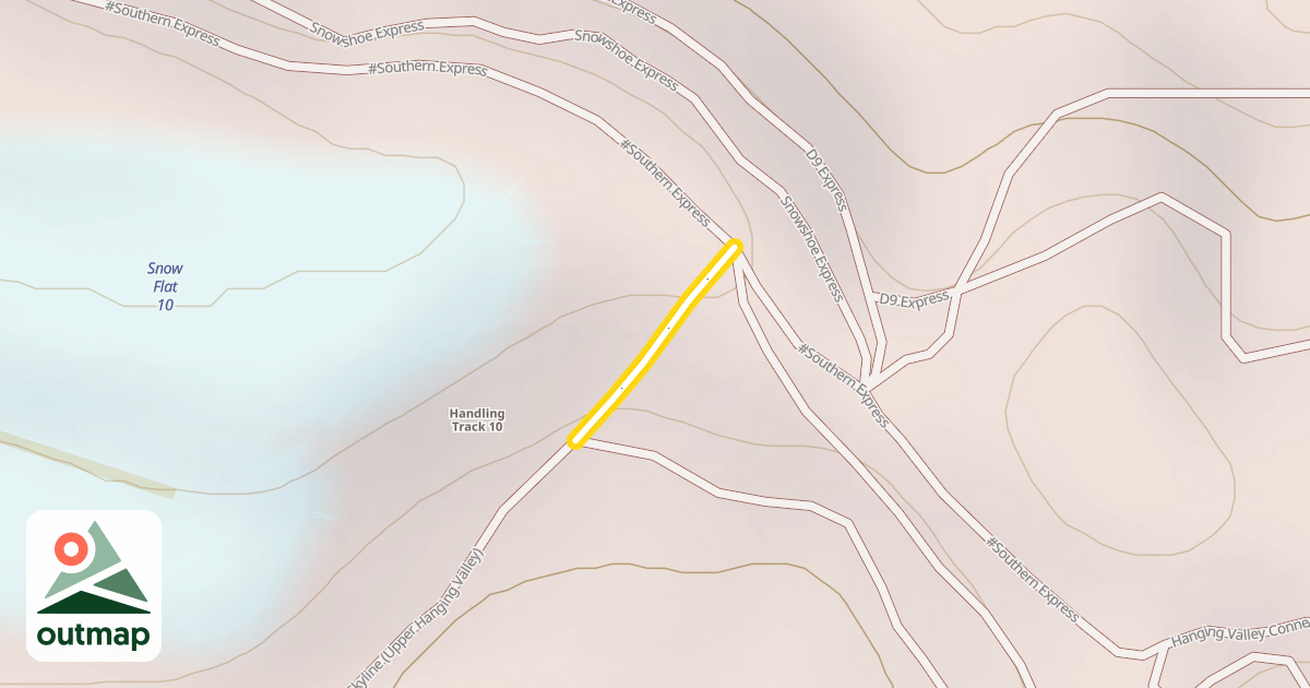 Map of #Skyline (Upper Hanging Valley)