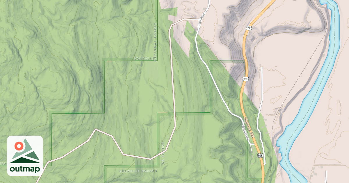 Map of ESLICK ROAD