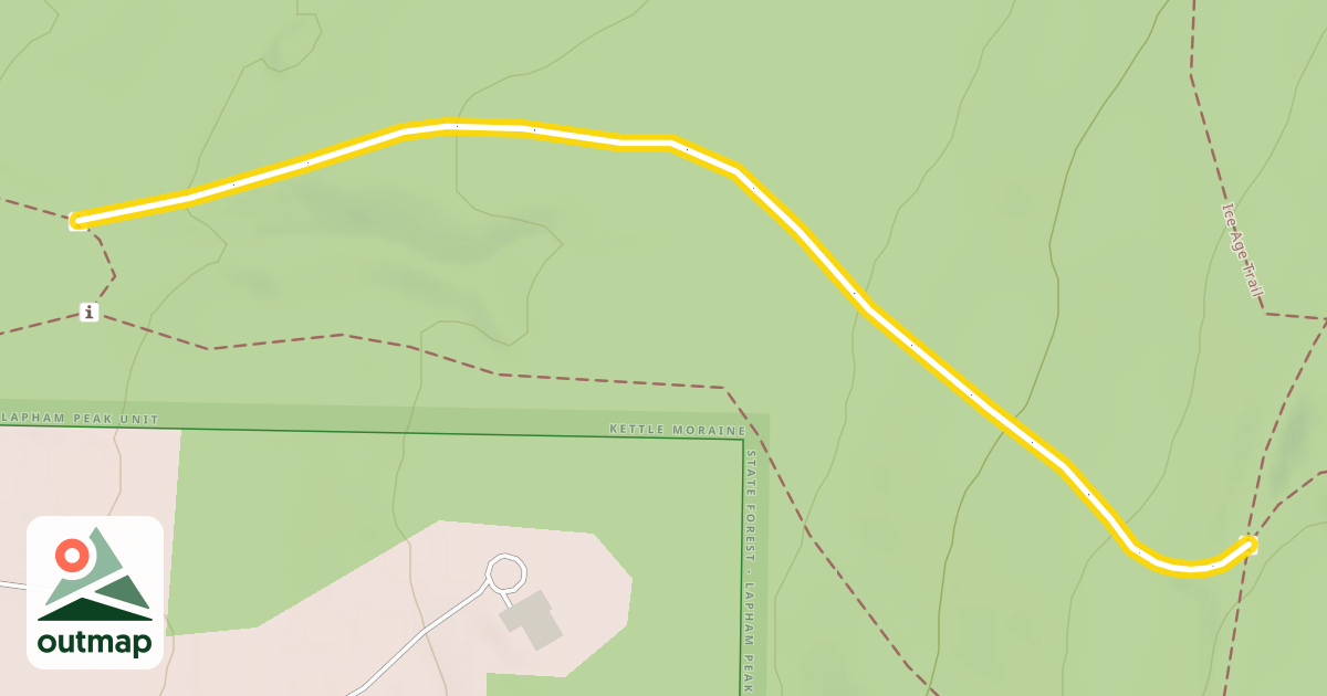 Map of Upper Big Slide