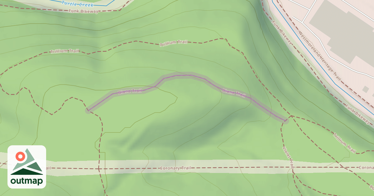 Map of Diana Trail