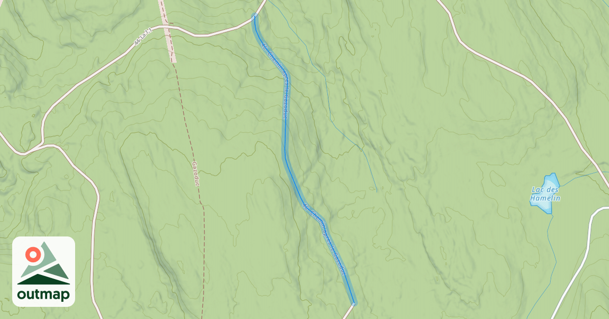 Map of 46- Chemin apres le Gazoduc