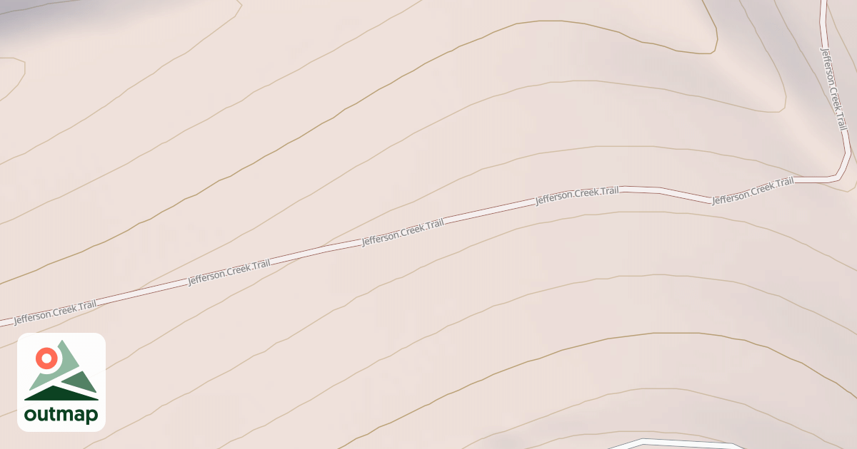 Map of Jefferson Creek