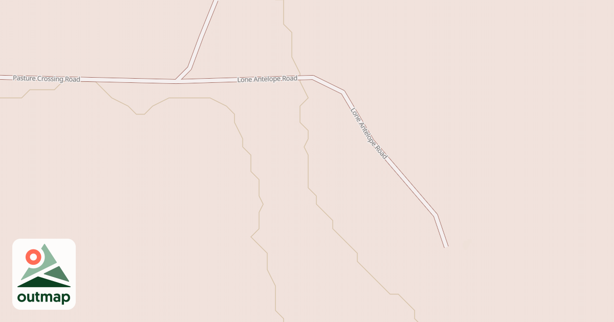 Map of LONE ANTELOPE