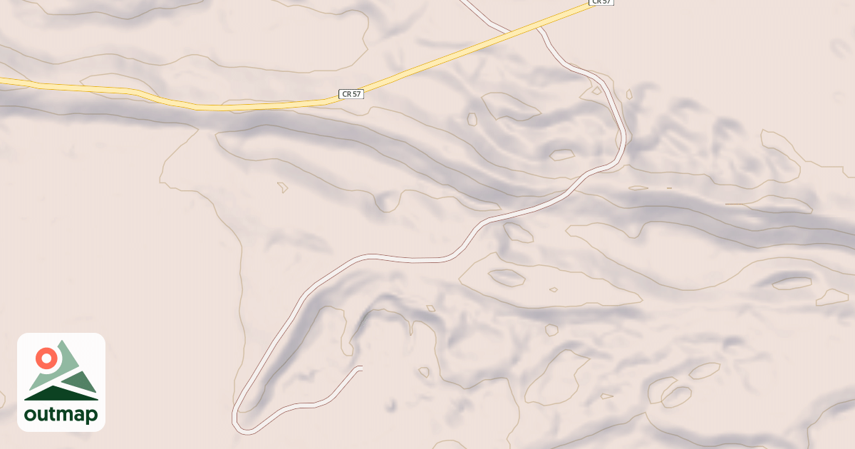 Map of DEVIL TRACK SPUR A