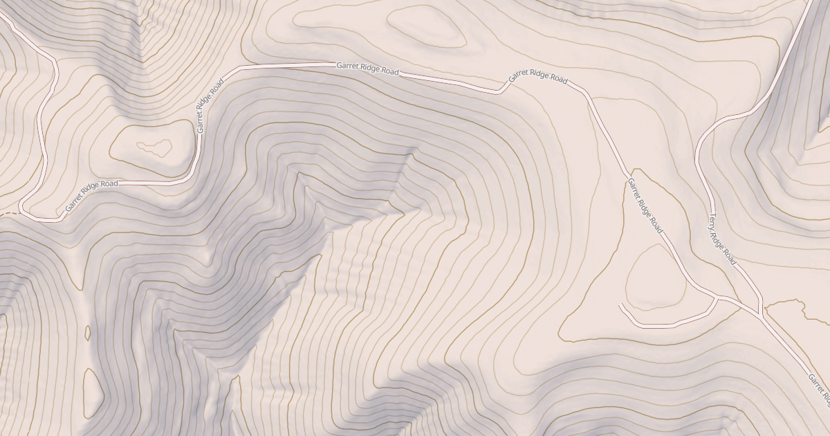 Map preview of GARRET RIDGE