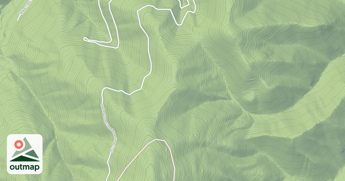 Map of NORTH HILL