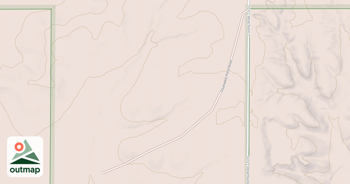 Map of SOUTHWEST POND