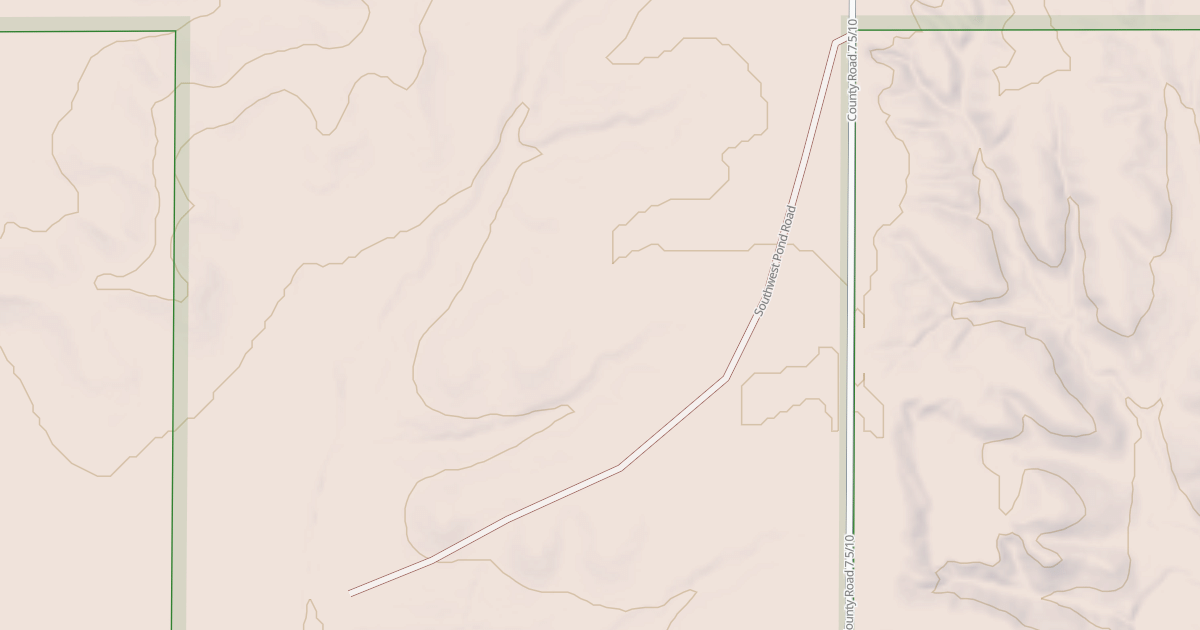 Map preview of SOUTHWEST POND