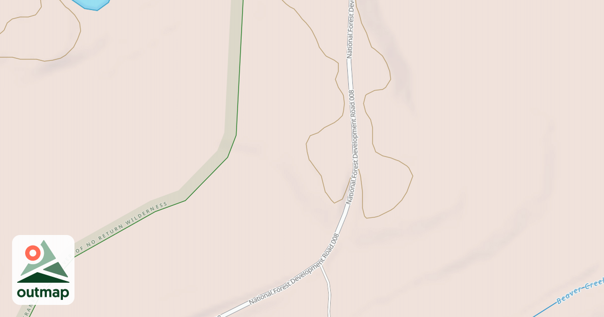 Map of BEAVER CREEK CAMP SPUR C
