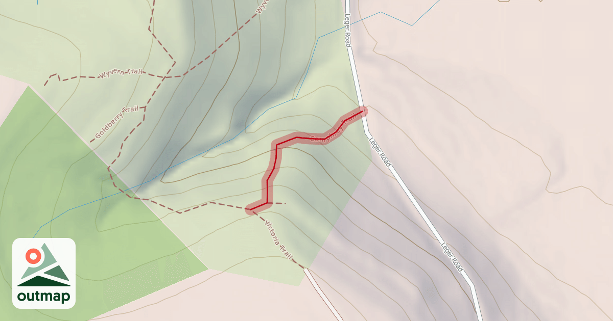 Map of Comphrey Trail