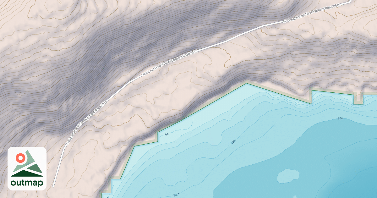Map of Waschussetts Cove
