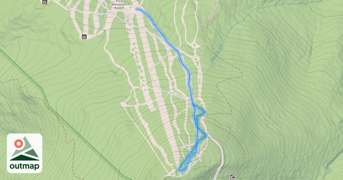 Map of Forty Niner