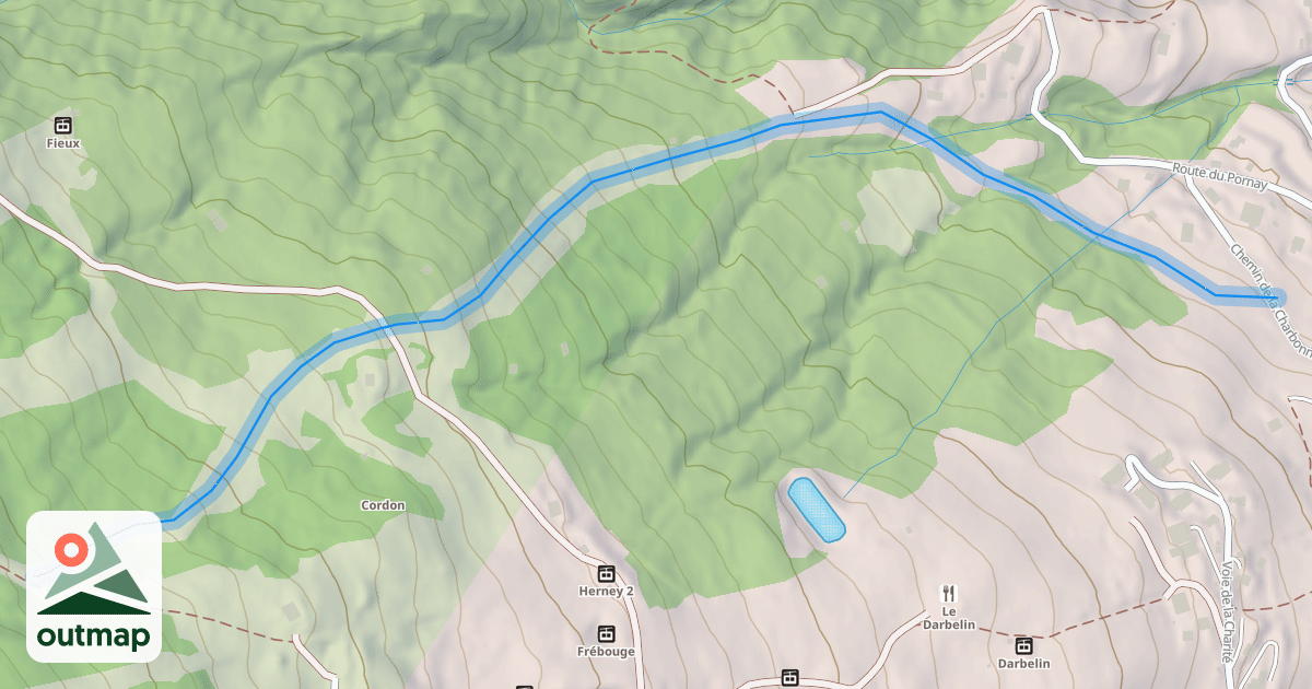 Map of La Pirolaine
