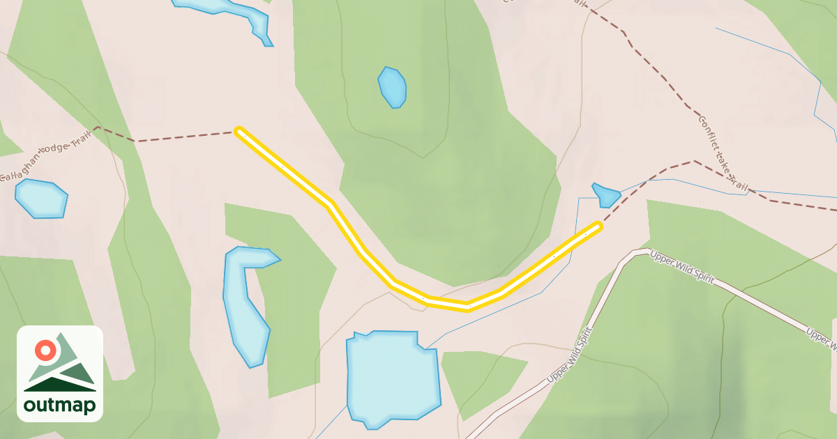 Map of Callaghan Lodge Trail
