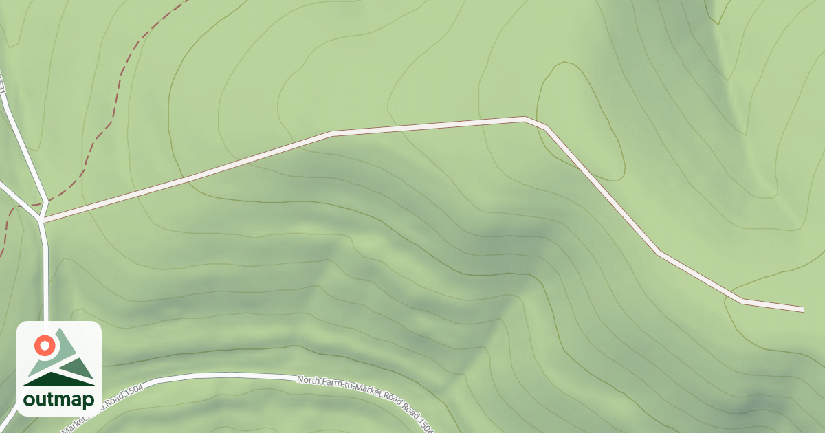 Map of USFS Motor Vehicle Use Map Roads {DE617415-46D5-46BE-824A-1BC9777140B1}