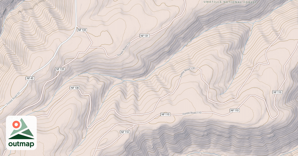 Map of LOWER SMILEY RIDGE
