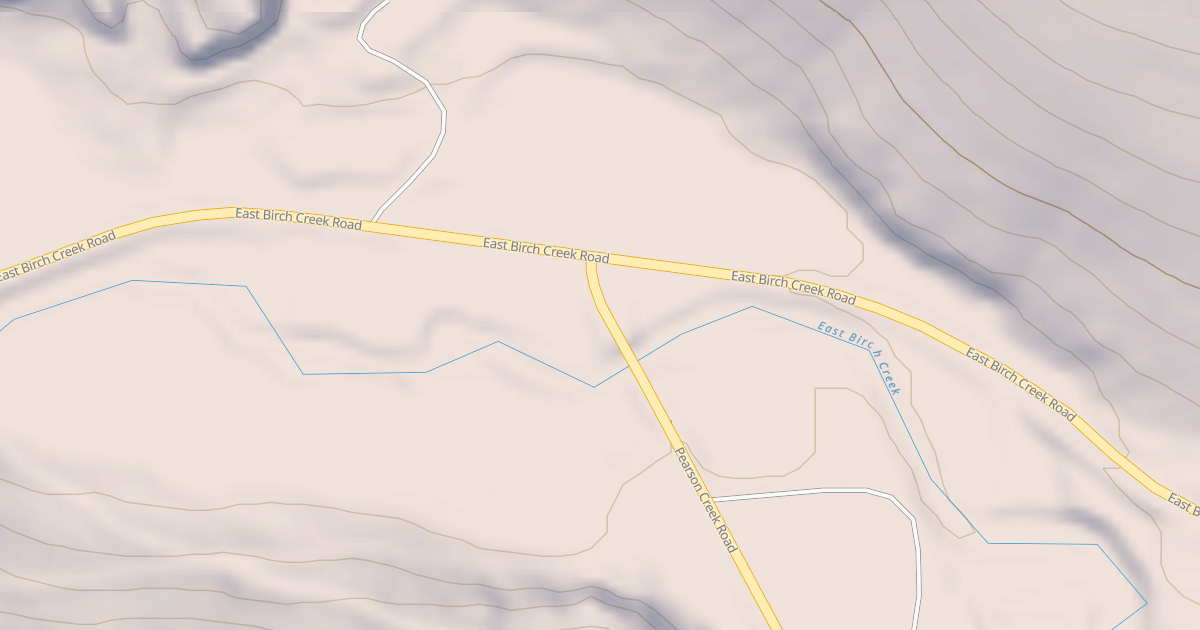 Map preview of PEARSON CREEK