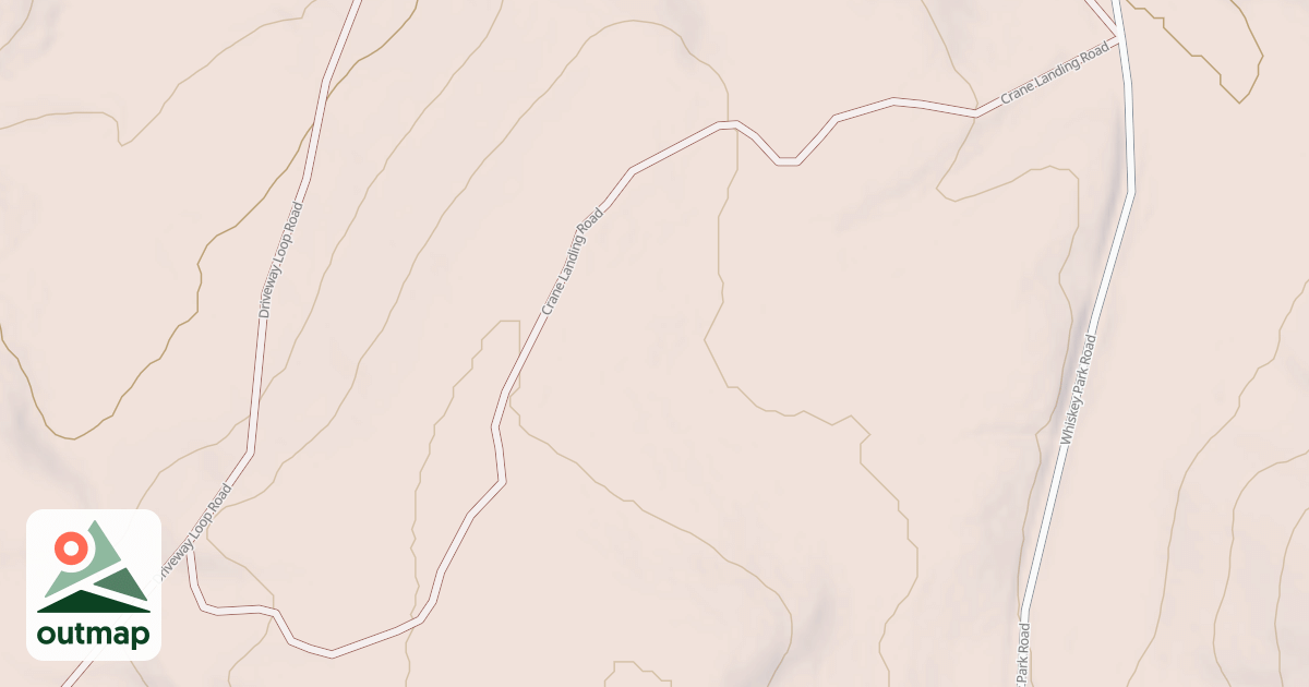 Map of CRANE LANDING