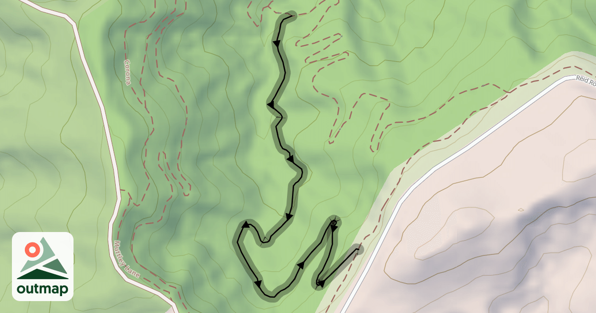 Map of Up From Beef Tub