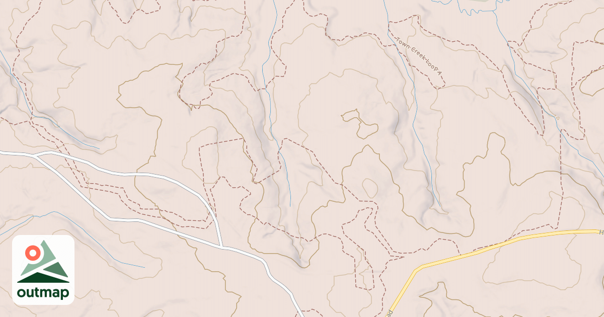 Map of Town Creek Loop A