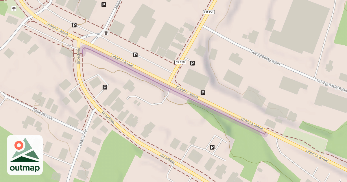 Map of Woodridge O&W Rail Trail