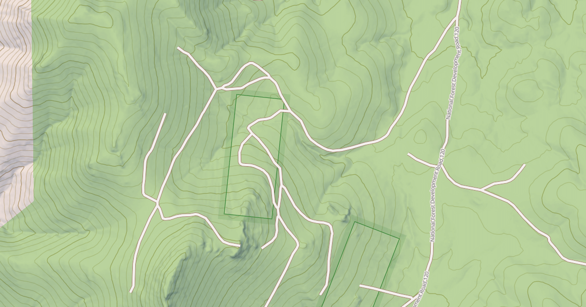 Map preview of MILTON CANYON SPUR A