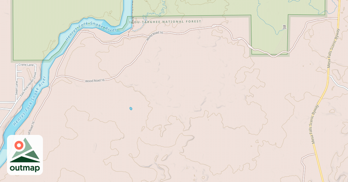 Map of WOOD ROAD 16