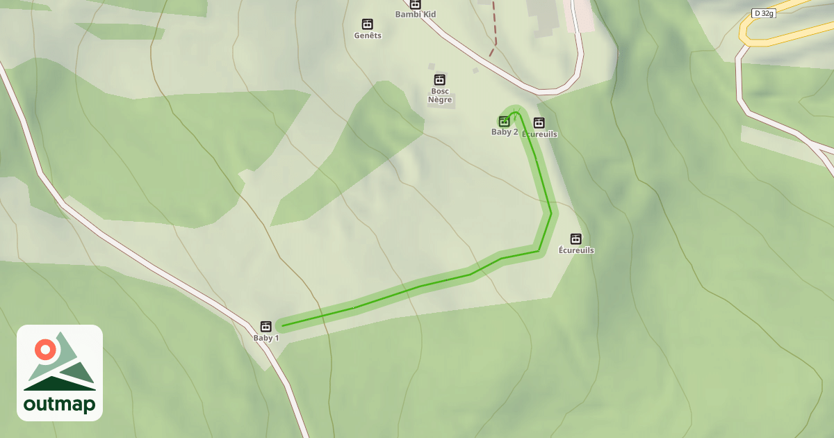Map of Écureuils