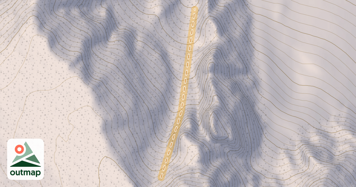 Map of Rethel North Couloir