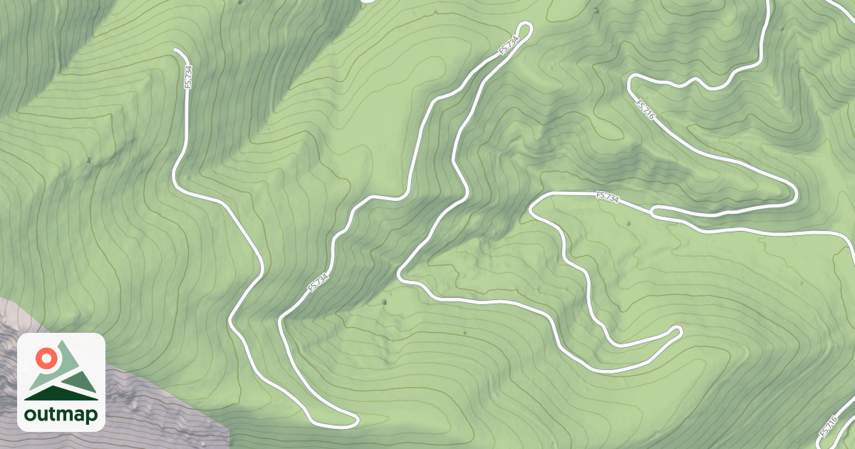 Map of (FDR) UPPER SPOON CREEK