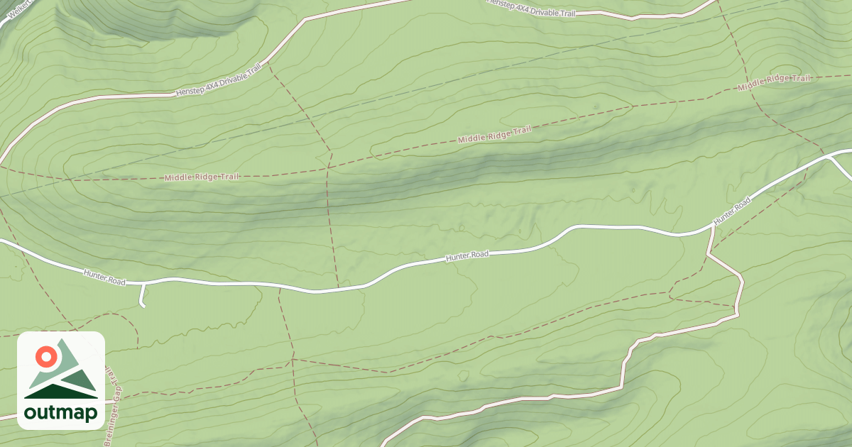 Map of Bald Eagle State Forest Snowmobile Trails