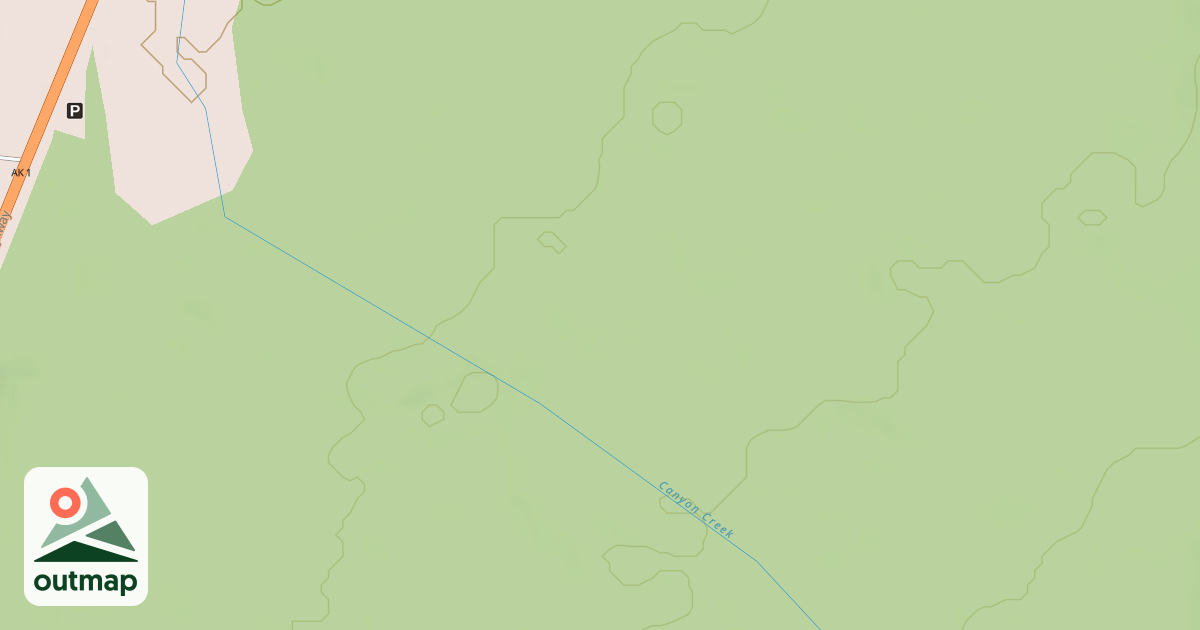 Map of CANYON CREEK RD