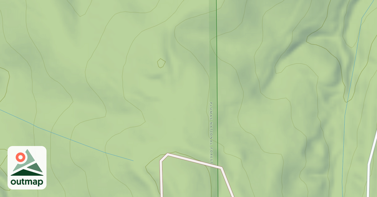 Map of ROUND-UP SPUR A