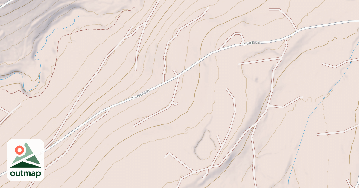 Map of CHERRY RUN