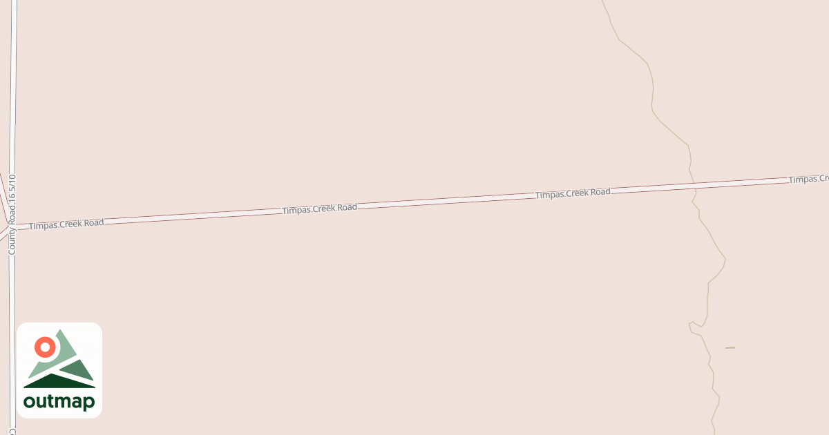 Map of TIMPAS CREEK