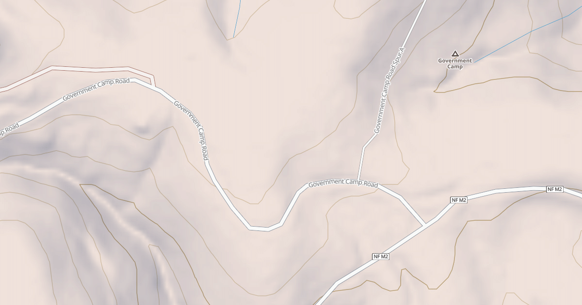 Map preview of GOVERNMENT CAMP