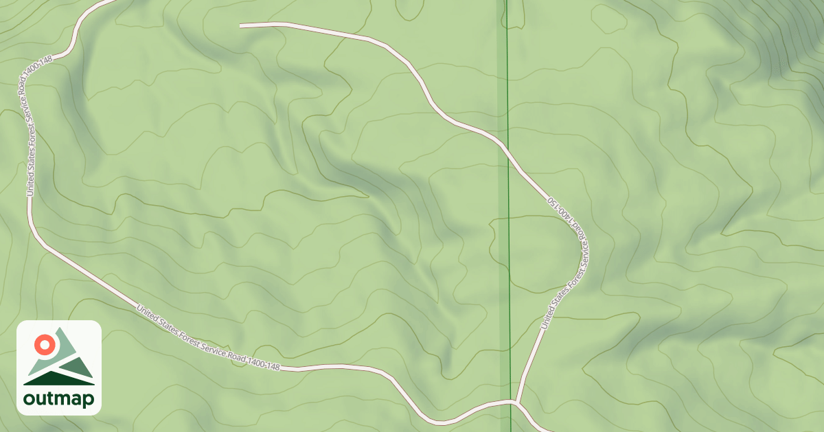 Map of USFS National Forest System Roads {B432F863-4AE6-4BDD-8252-2AF0B3B97FC7}
