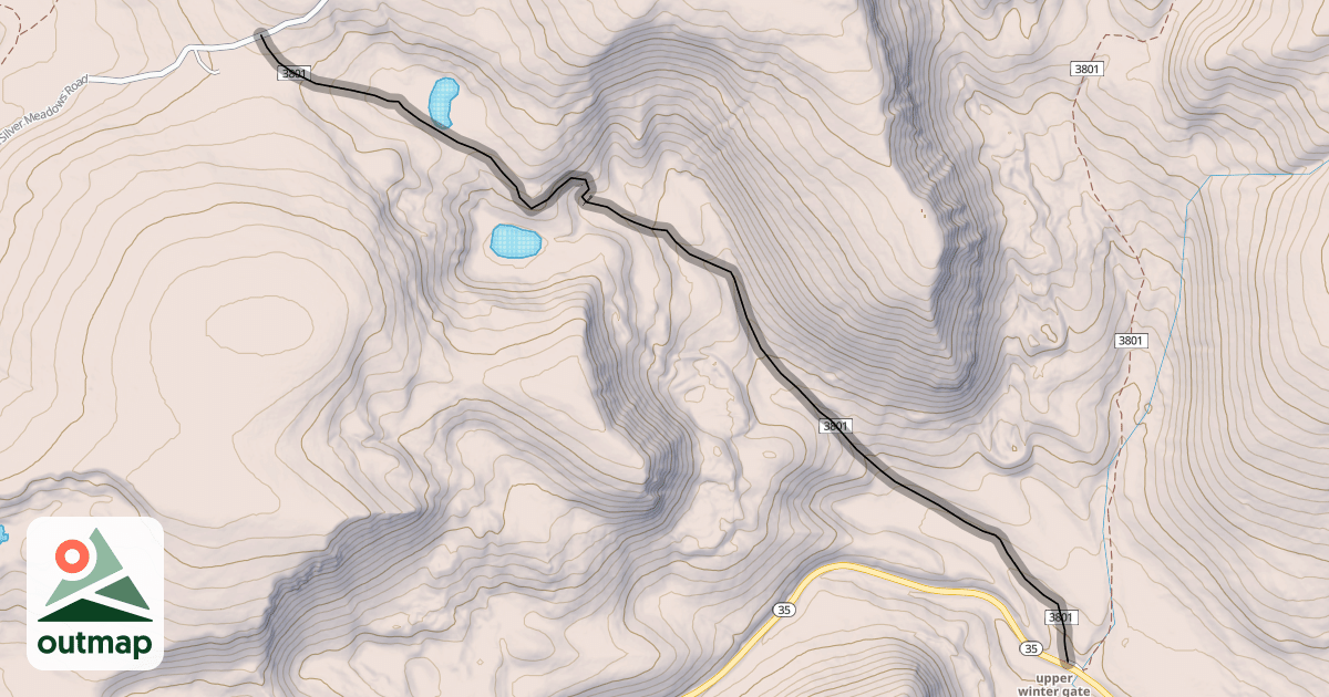 Map of Phelps Brook ATV Trail