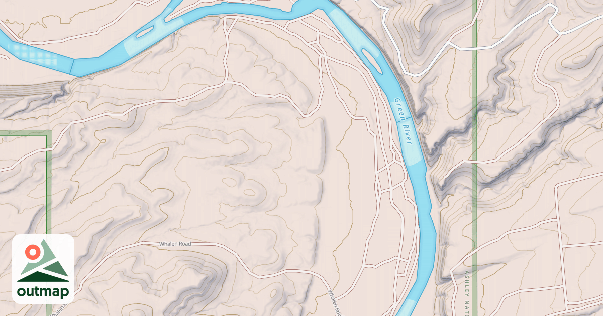 Map of GREEN RIVER DISPERSED A