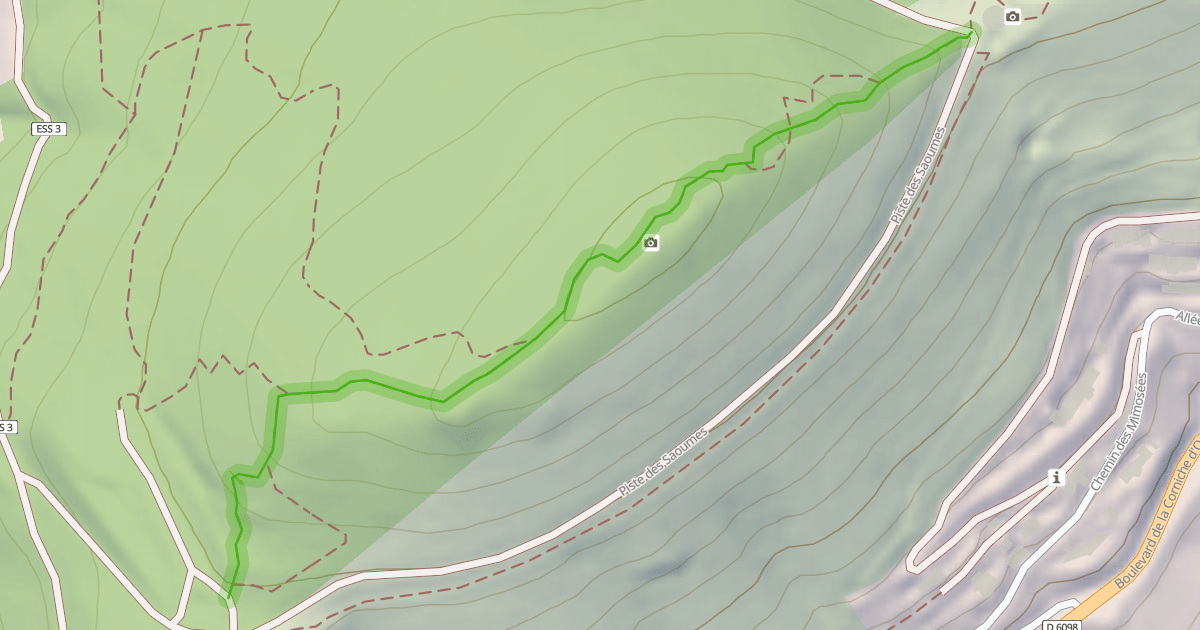 Map preview of Spéciale du Rallye de Théoule
