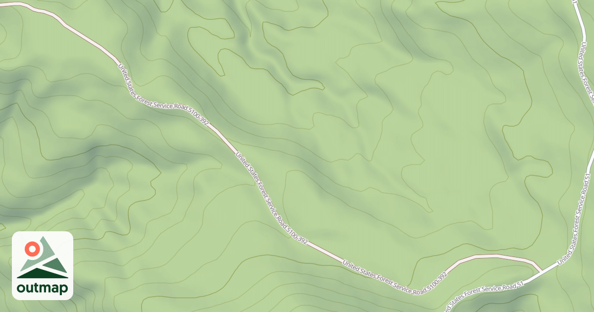 Map of USFS Motor Vehicle Use Map Roads {BACD0938-CE35-4600-8424-083783374C0A}