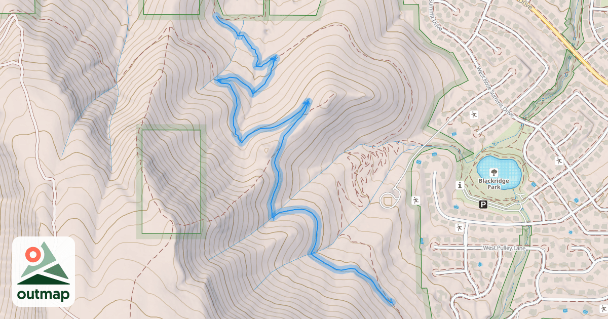 Map of Diamondback Trail