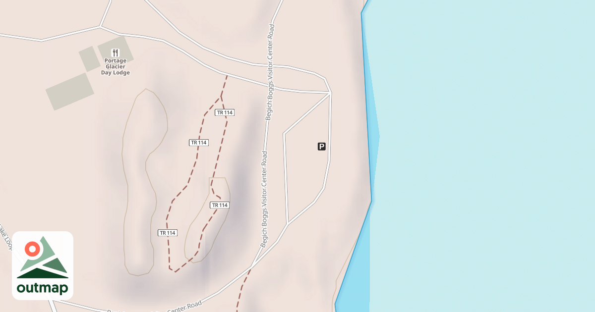 Map of BBVC LAKESIDE PARKING LOT RD