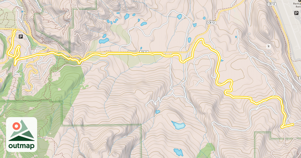 Map of Owl Creek Nordic Trail